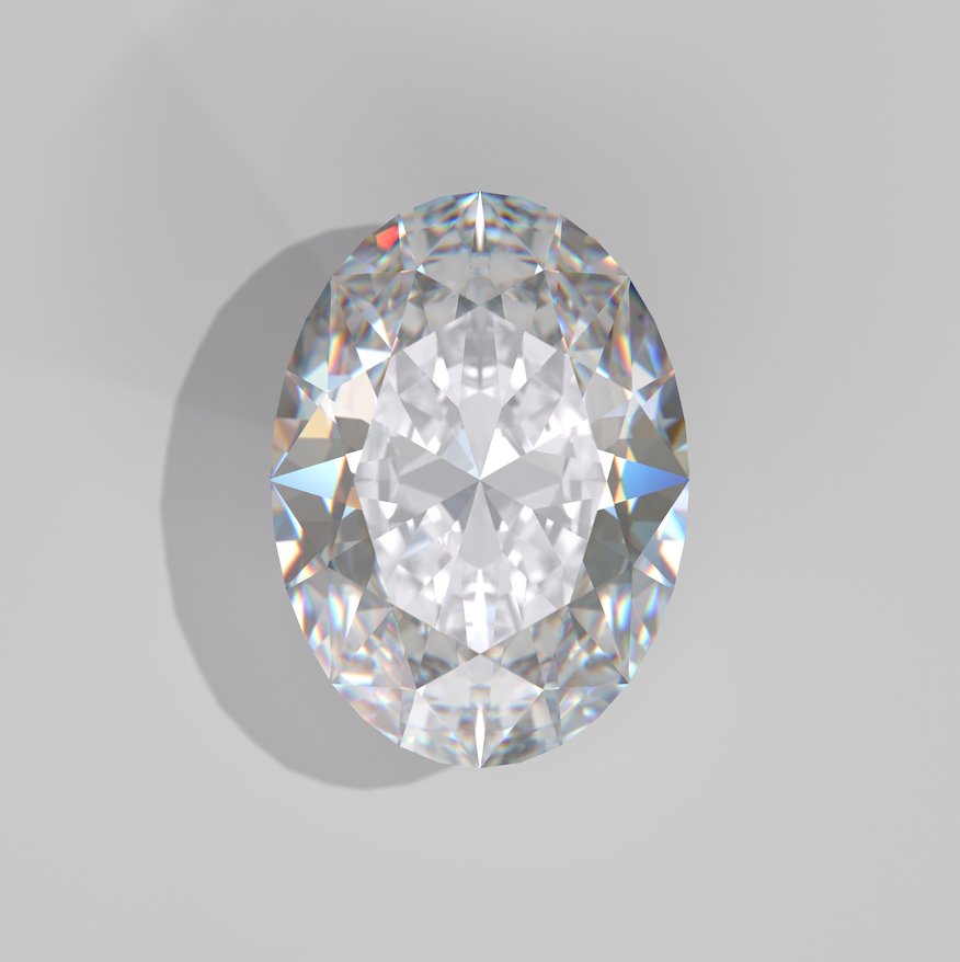 5.04 Carat Oval VVS2 Color-E Diamond (IGI#694554597)