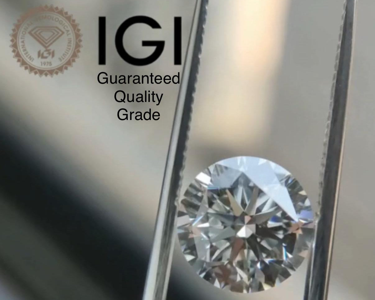 1.05 Carat Round VVS2 Color-D Ideal-Cut Diamond (IGI#671489260)